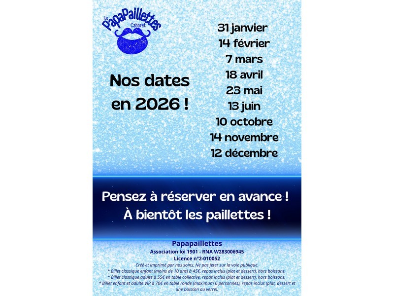 flyerscabaret-sablonssurhuisne-800 | ©Le PapaPaillettes Cabaret
