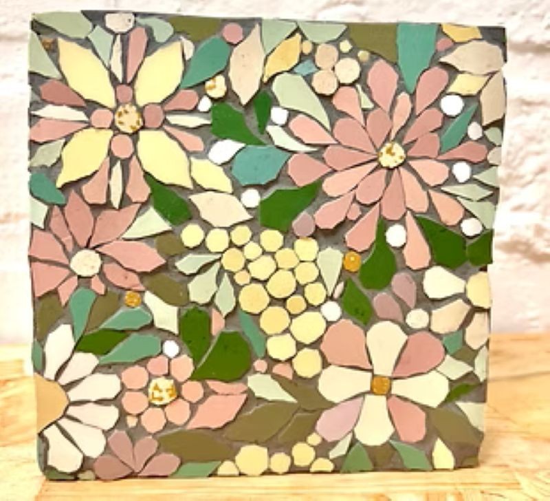 Atelier Mosaïque champêtre à Vimoutiers | Régine Gourdel