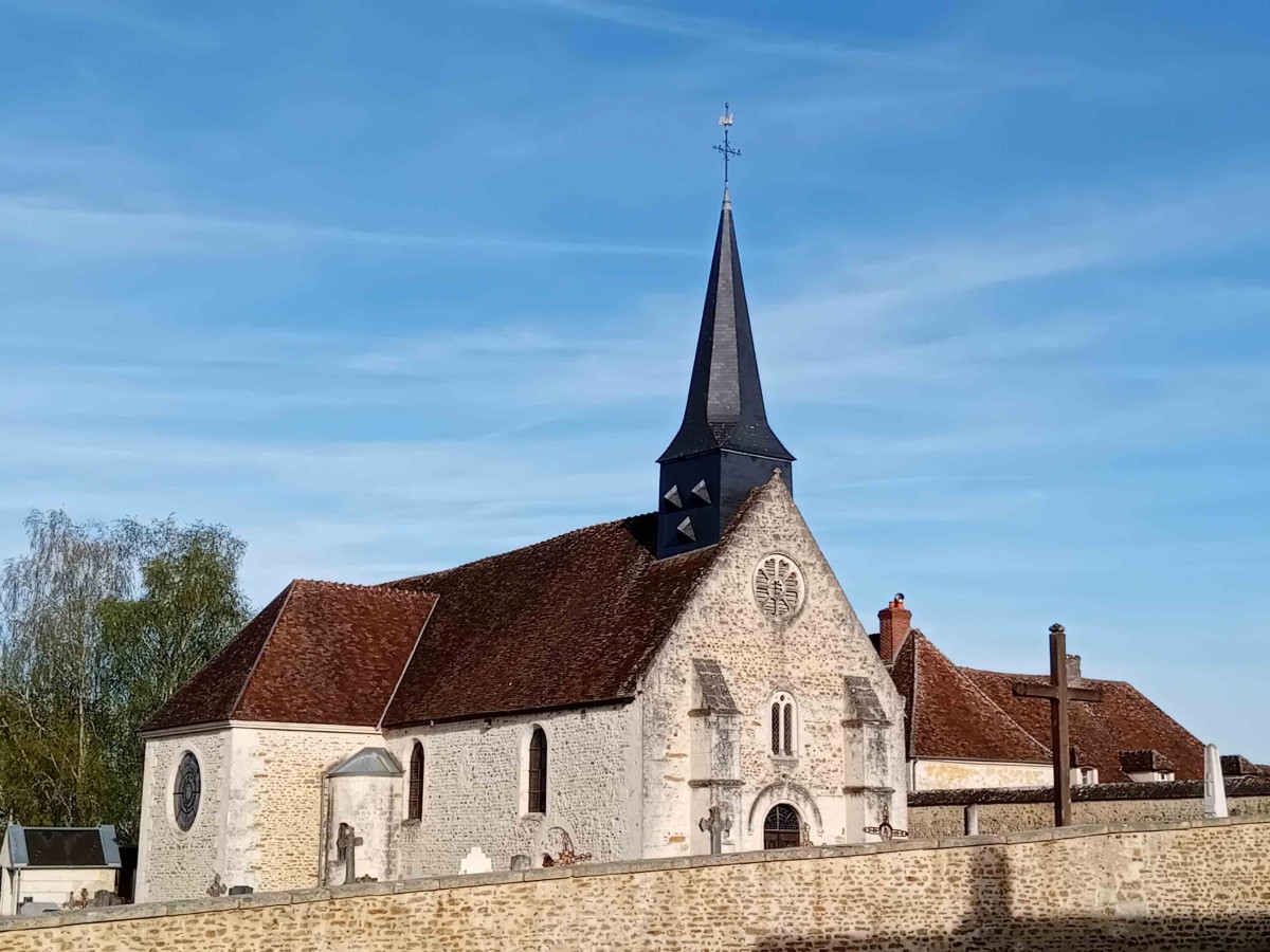 Église de Courgeoût (extérieur, vue du NO) | @Jacques Sanyas