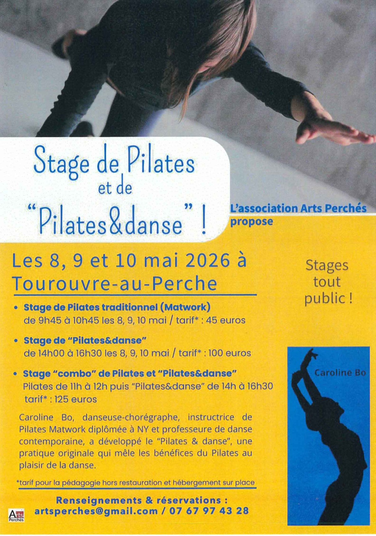 Stage de pilates mai 2026 | ©LesArtsPerchés