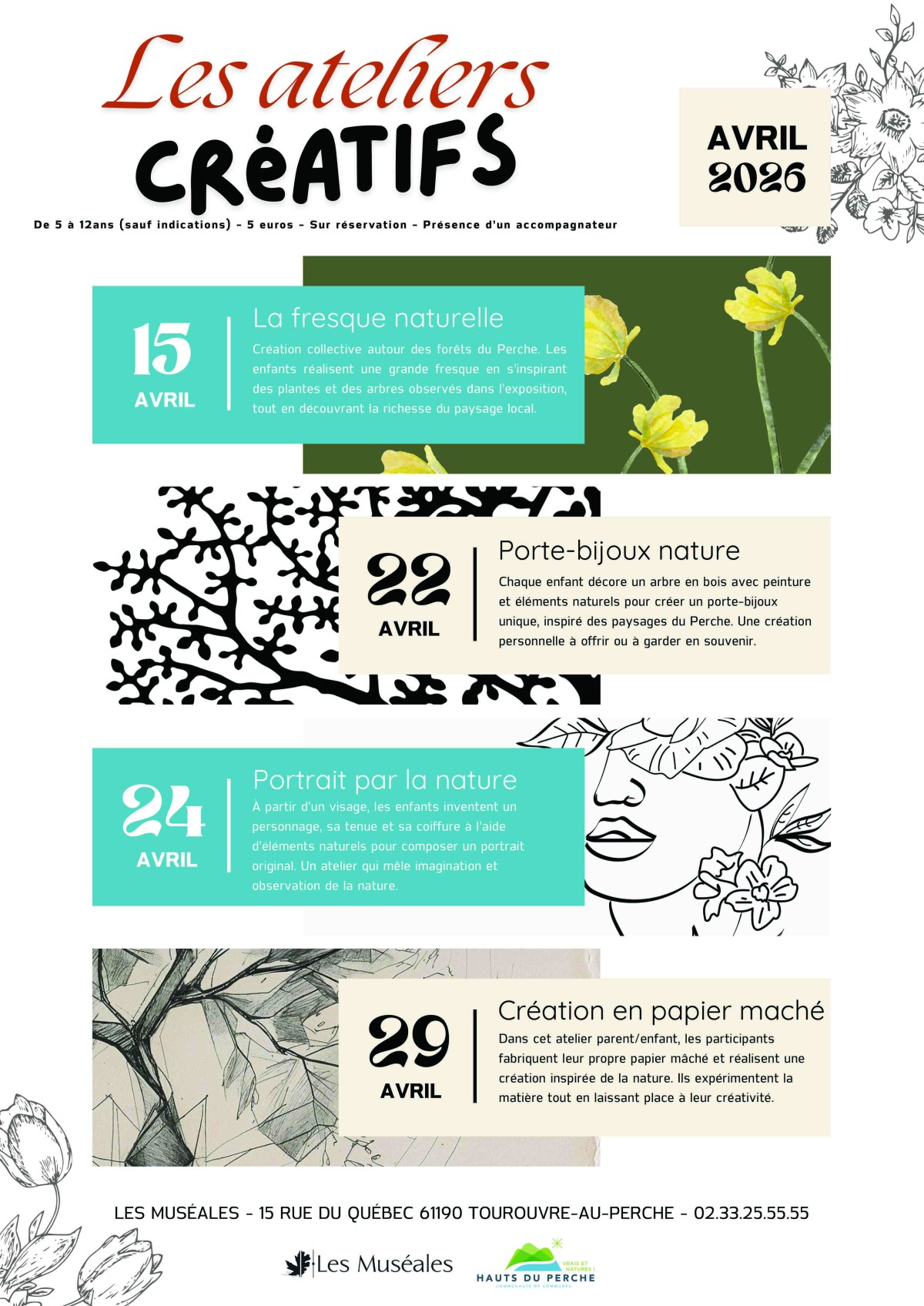 Les ateliers créatifs Tourouvre | ©LesMuséales