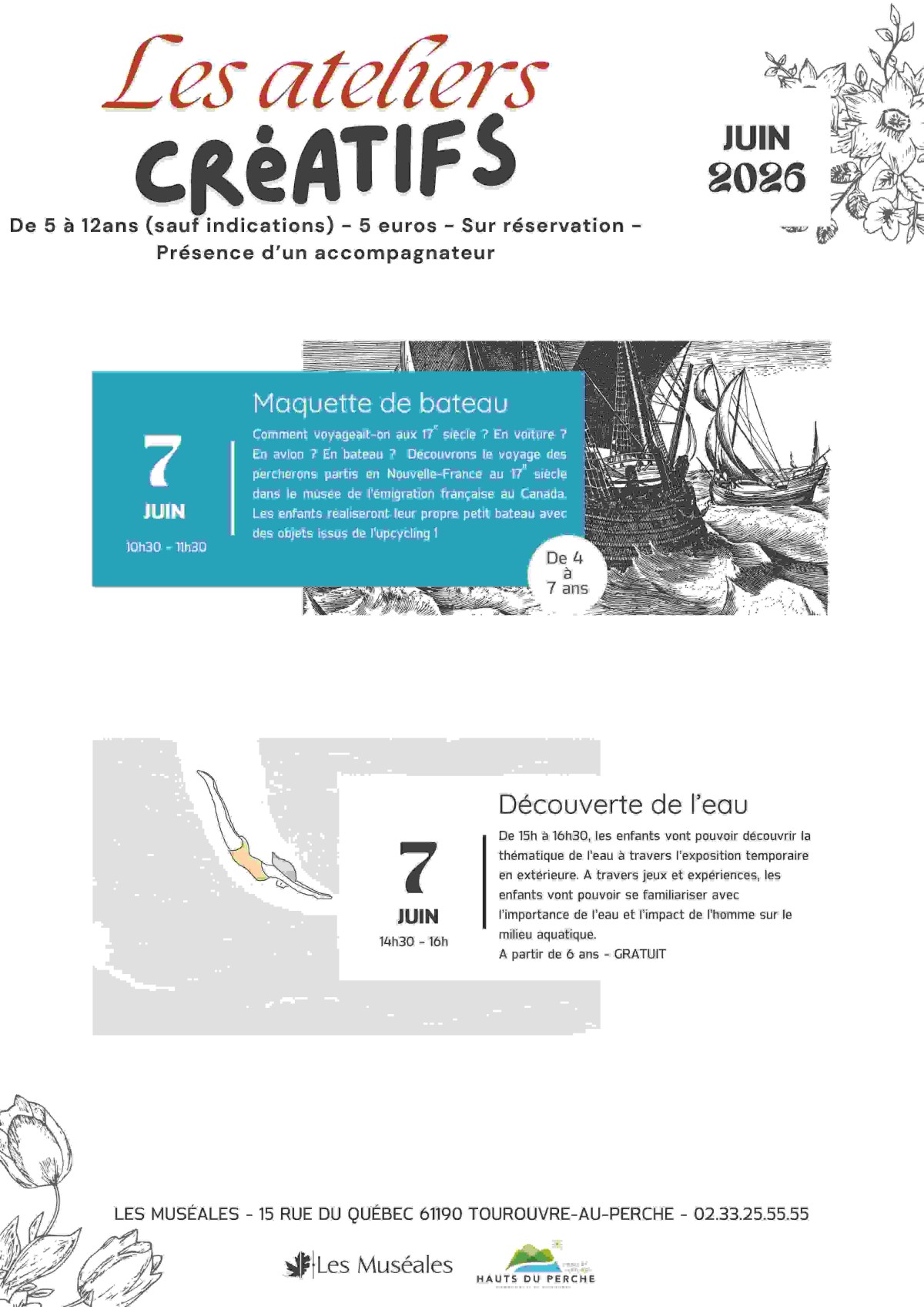 Ateliers créatifs Muséales Tourouvre | ©LesMuséales