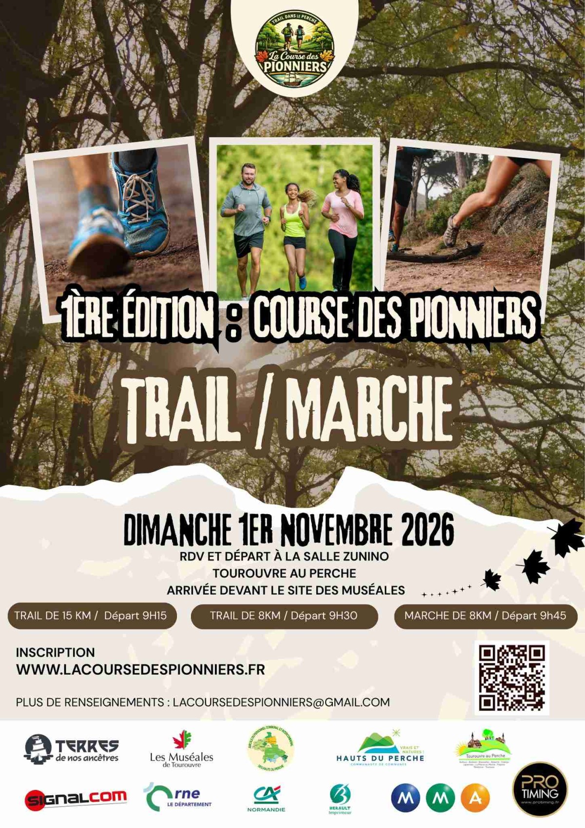 Course des pionniers affiches-compressed | ©AmicaleduPersonnelCDCdesHautsduPerche