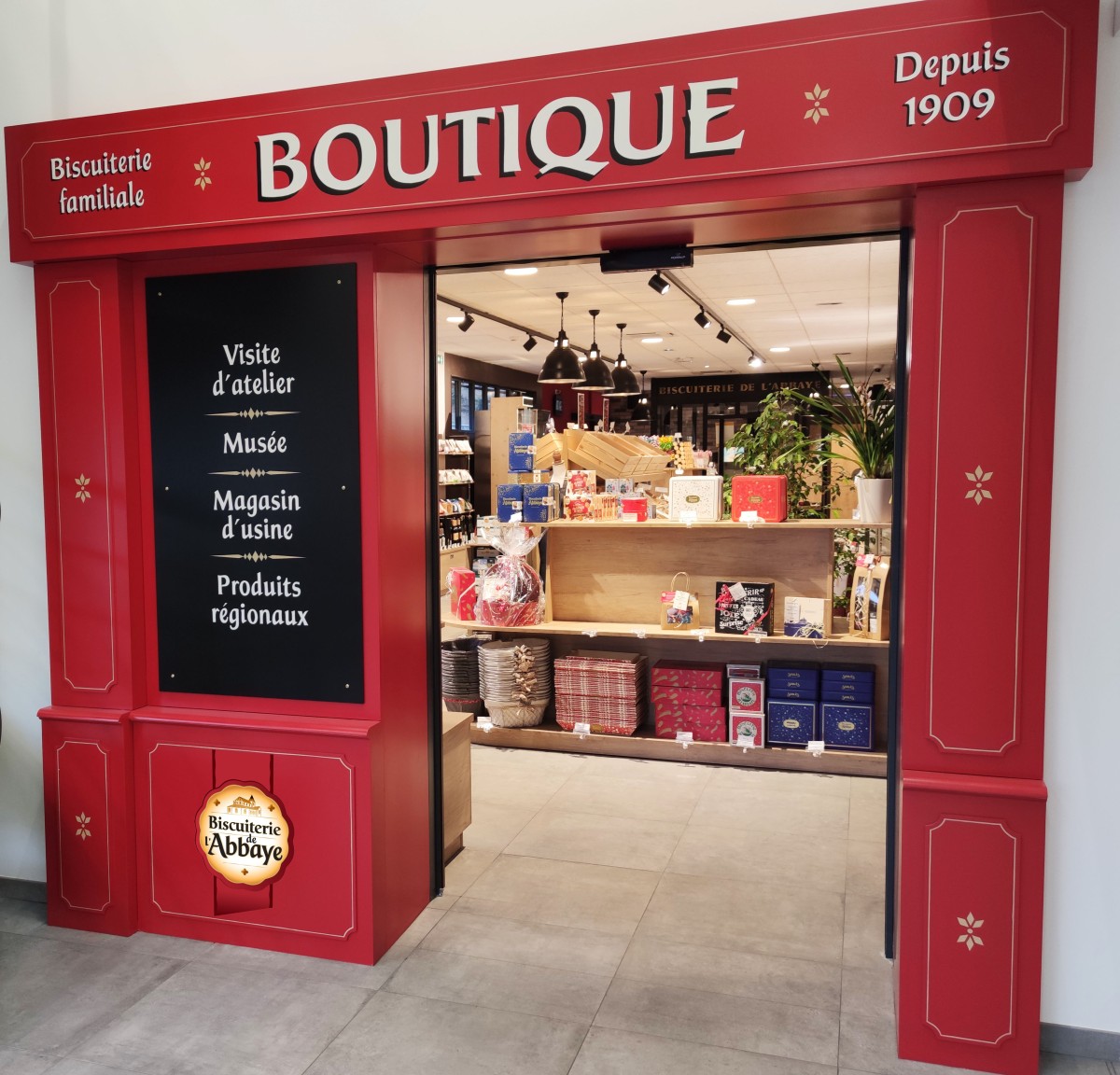 Devanture magasin | ©biscuiterie_de_l'abbaye
