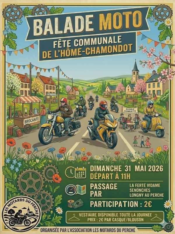 Balade moto L'Hôme (1)-compressed | ©Association Les Motards du Perche