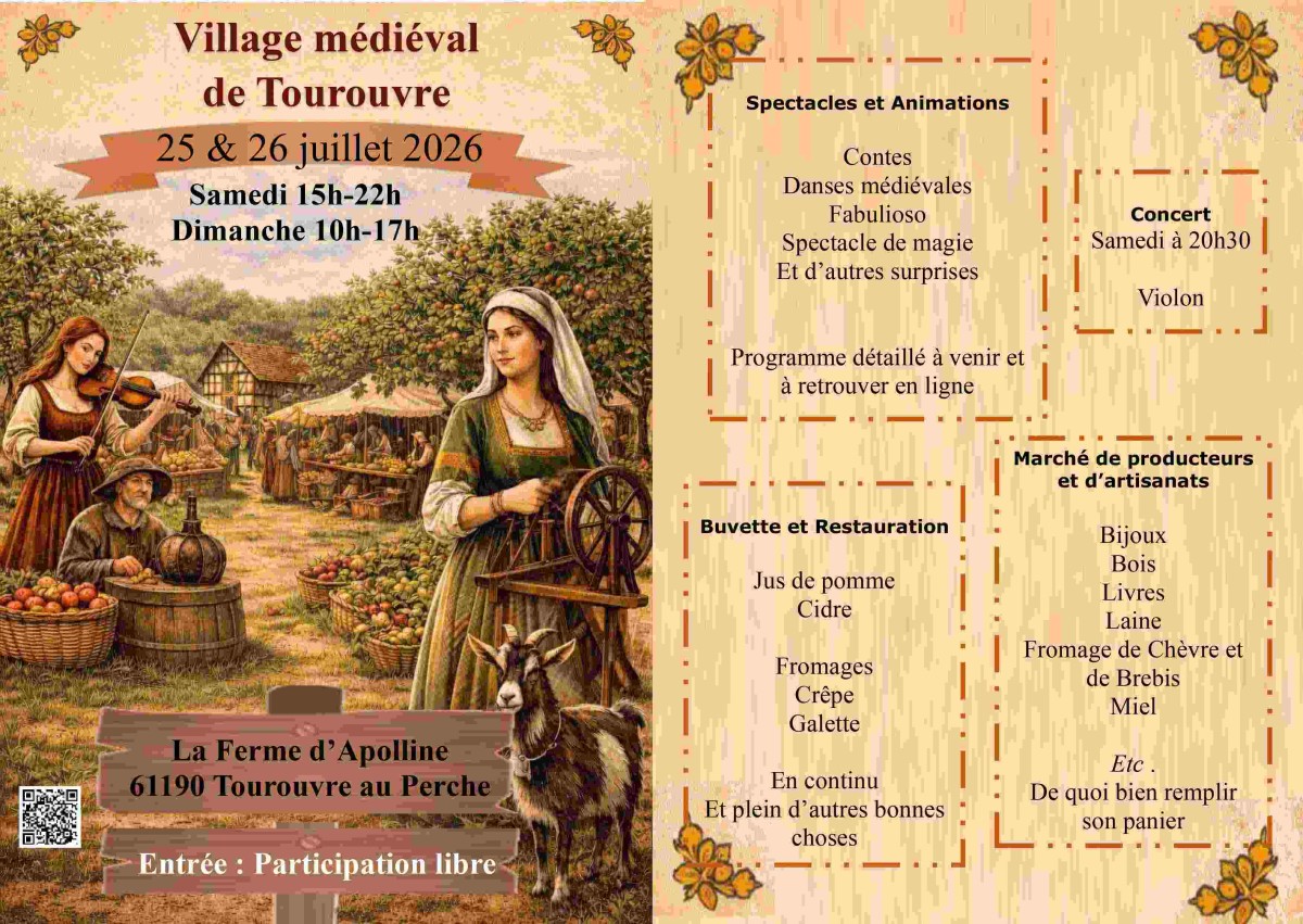 Village médiévale Apolline-compressed | ©LesMédiévalesdeTourouvre