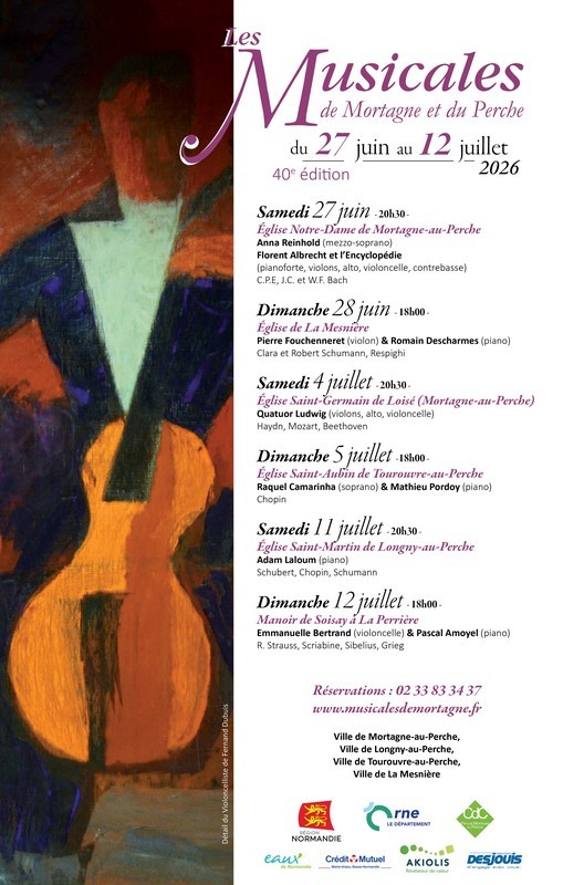 affiche 2026 | association les musicales de mortagne