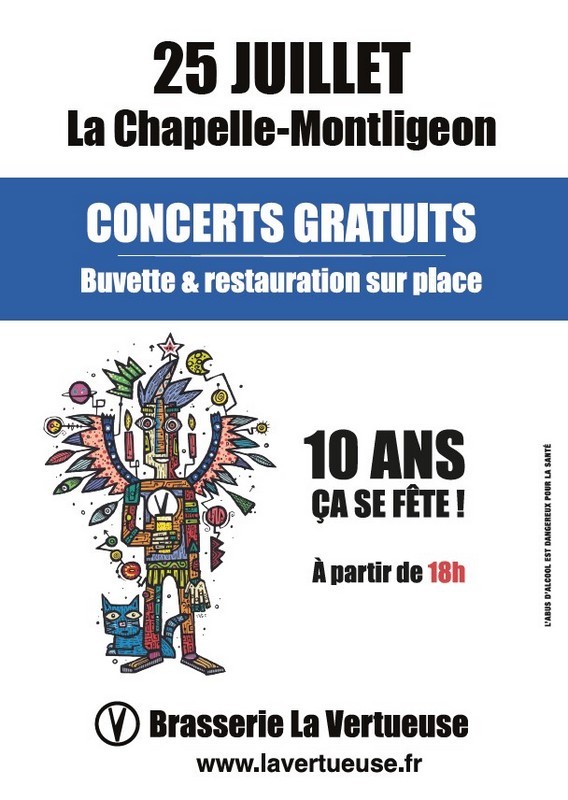 25 juillet concert la vertueuse | brasserie la vertueuse