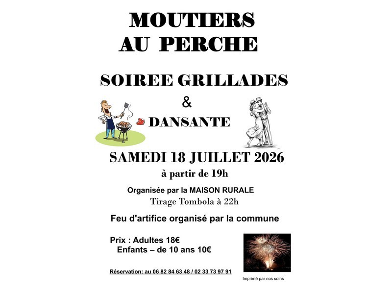 soireegrillades-moutiersauperche-800 | ©Maison Rurale de Moutiers au Perche