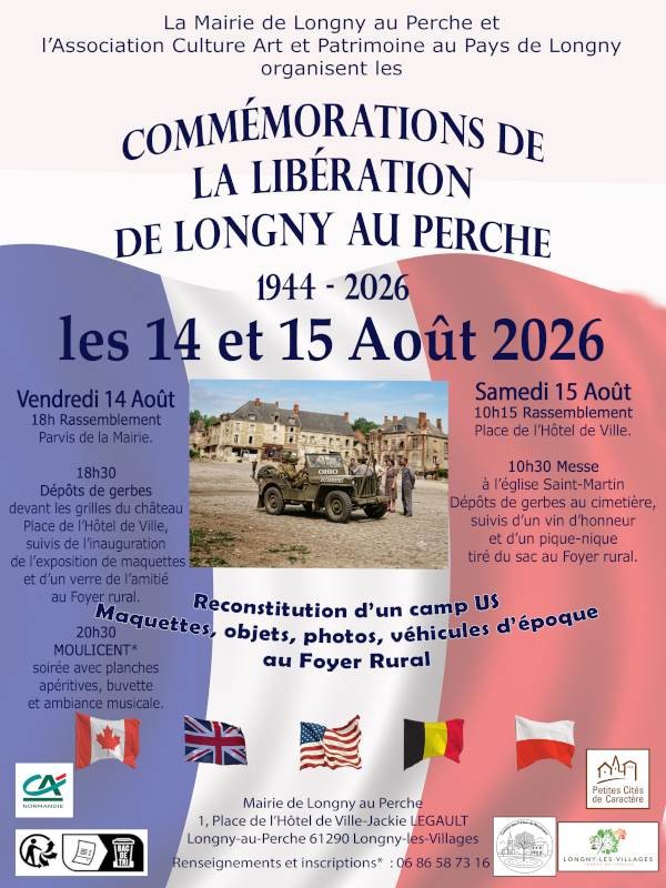 affiche 15 aout 2026-compressed (1) | ©Culture Art et Patrimoine au Pays de Longny