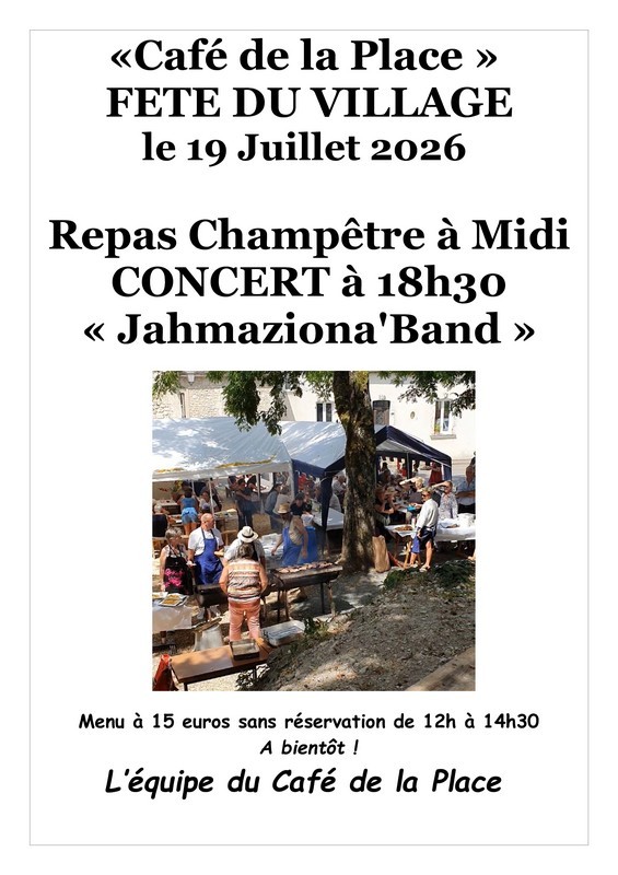 19-juillet-FETE-VILLAGE-COURGEON-2026 | Café de la Place