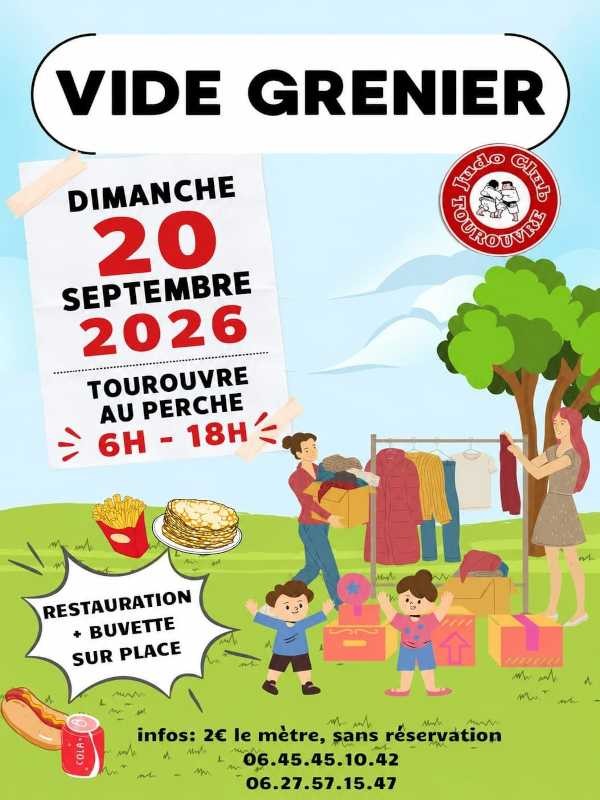 Vide grenier Tourouvre Judo club septembte-compressed | ©Judo-Club de Tourouvre