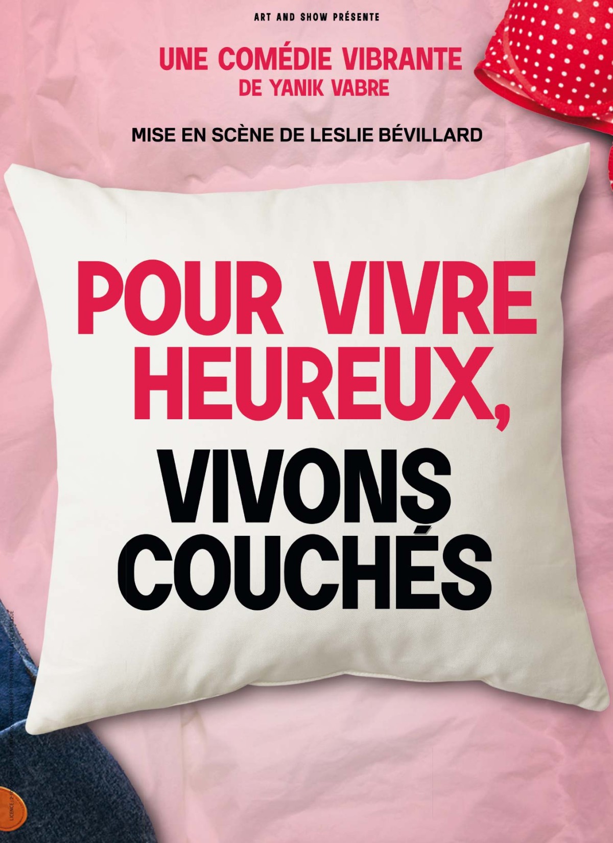 Affiche Pour vivre heureux vivons couchés | SP