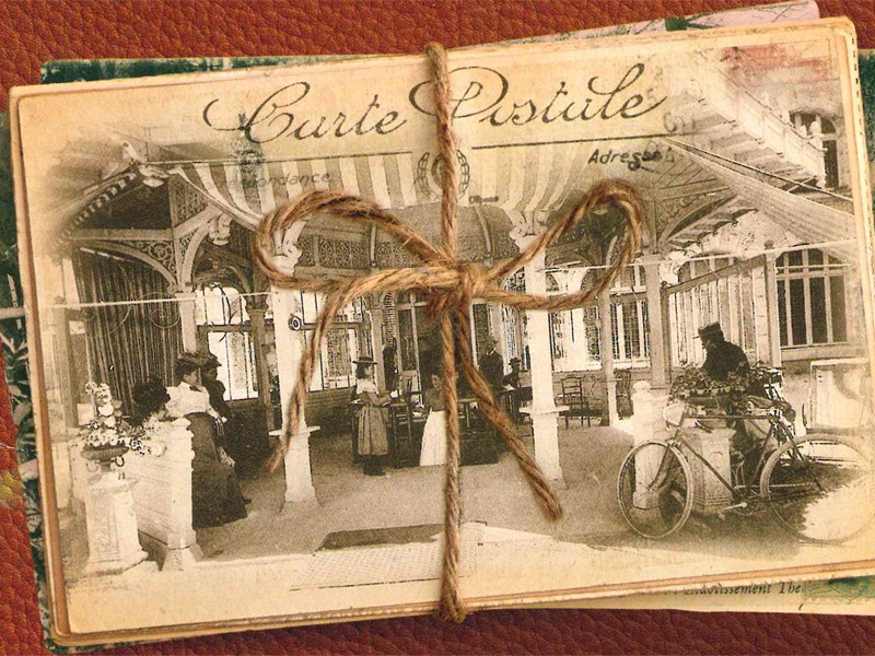 carte postale ancienne_salon_bagnoles_multicollection | Bagnoles de l'orne Tourisme