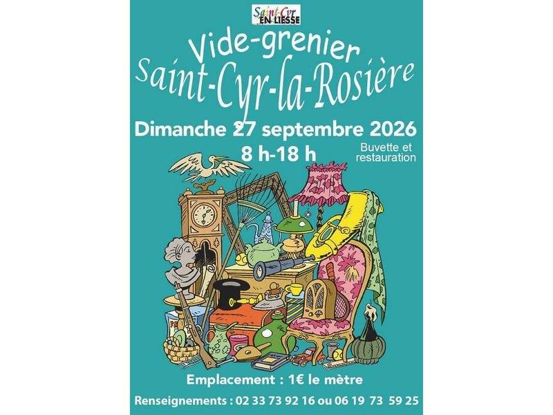 videgreniers-stcyrlarosiere-800 | ©Comité des fêtes de Saint-Cyr-la-Rosière