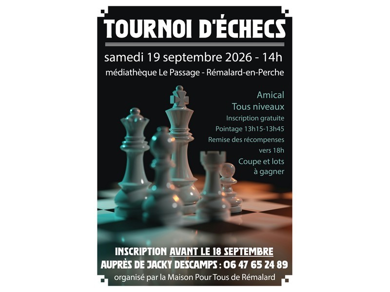 tournoidechecs-remalard-800 | ©Maison pour Tous