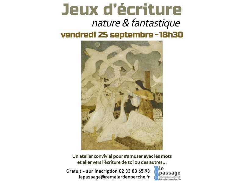 jeuxdecriture-remalard-800 | ©Médiathèque Le Passage