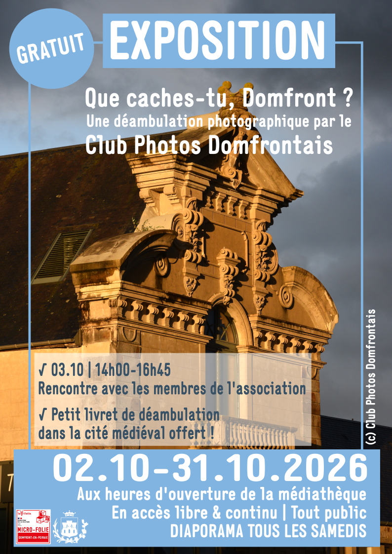 MATRICE EXPOSITION OCTOBRE 2026 | ©micro-folie-domfront