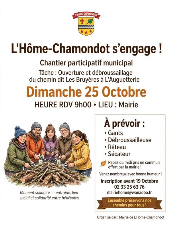 Chantier participatif L'Hôme-compressed | ©Mairie L'Hôme Chamondot
