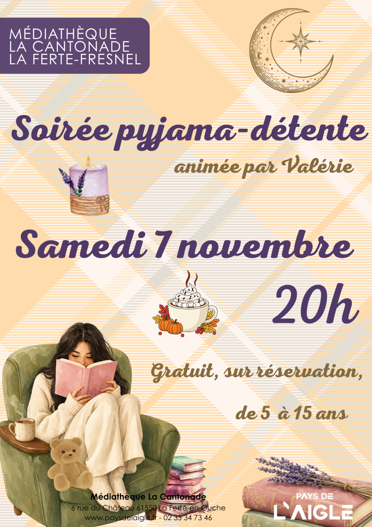 Médiathèque Ferté-Fresnel - Soirée pyjama | médiathèque 