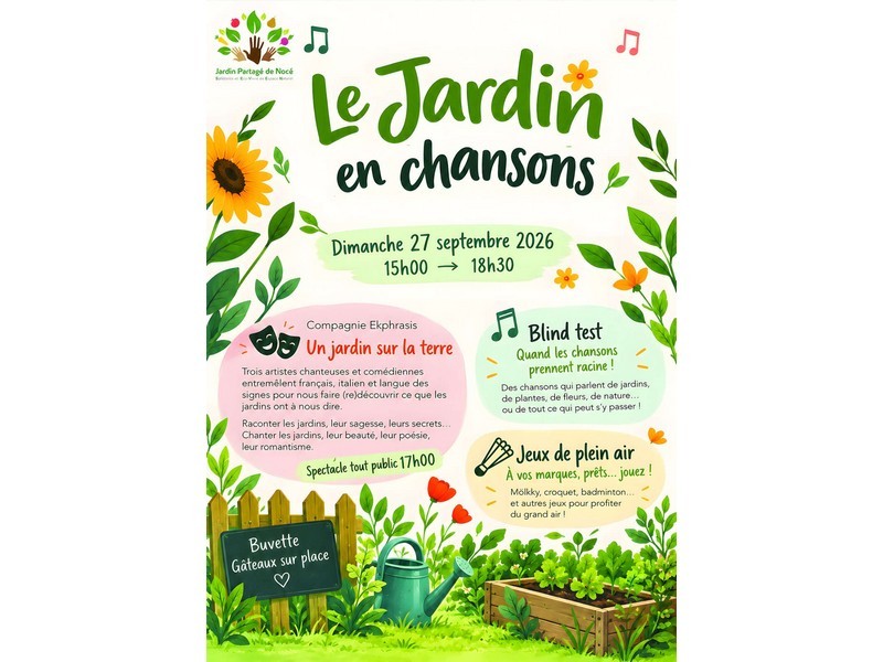 jardinenchansons-noce-800 | ©Jardin Partagé de Nocé