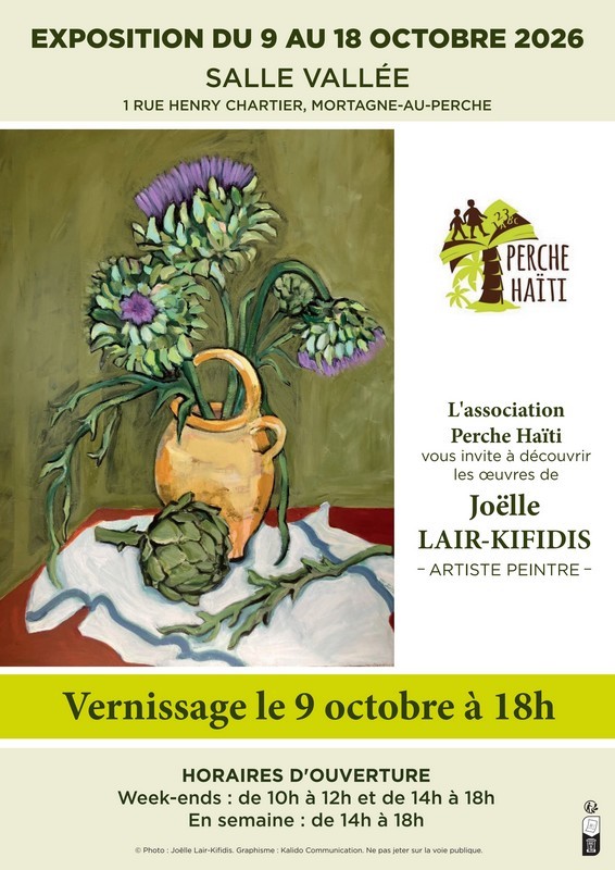 09 octobre expo salle vallée | Joëlle Lair-Kifidis