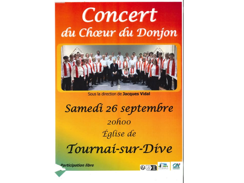 Chorale Tournai sur Dive - septembre 2026 6-8 | Le Choeur du Donjon