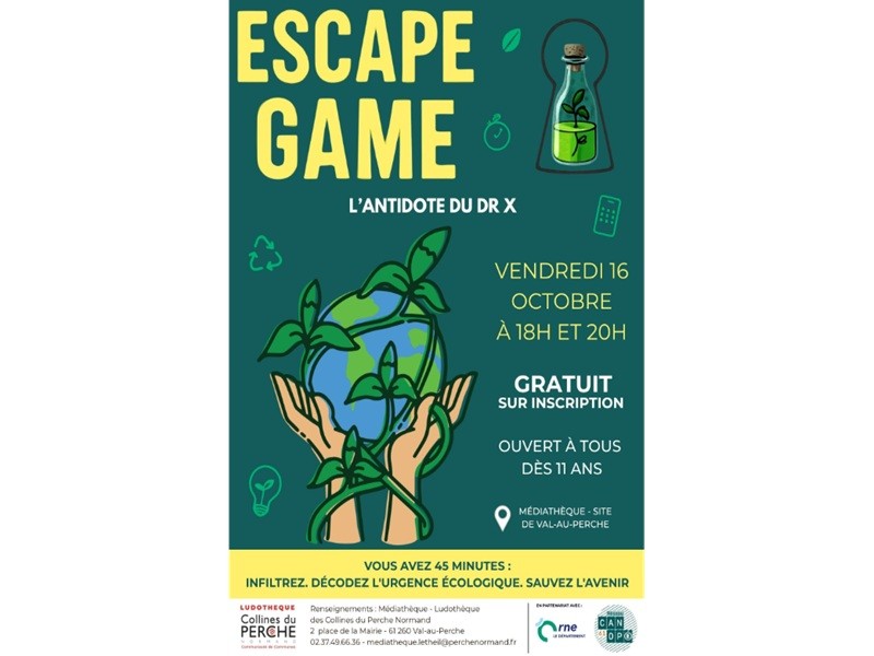 Escape game | ©MédiathèqueCollinesPercheNormand