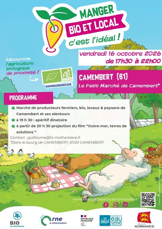 Marché et dégustations à Camembert | Région Normandie