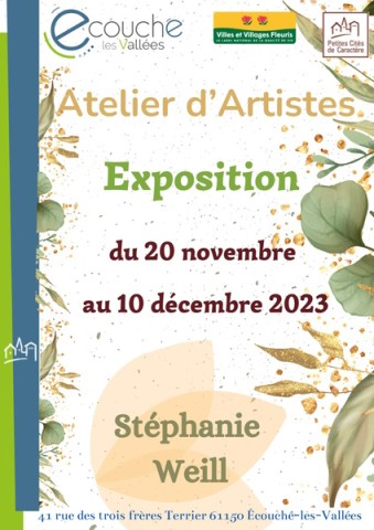 Atelier Stéphanie Weill Novembre - 1 | Exposition