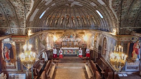 St Germain intérieur choeur | Association Sauvegarde de l'église de St Germain de Martigny