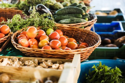 Marché bio à Argentan | Freepik