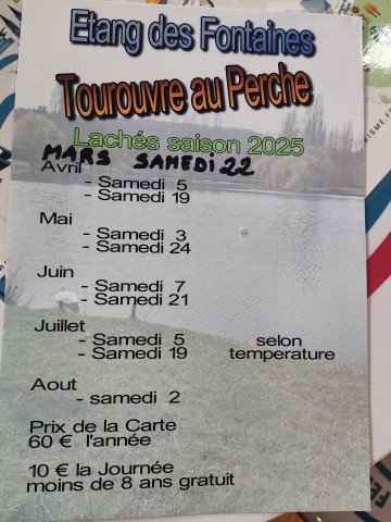 Lâchers pêche Tourouvre | ©Société de pêche Tourouvre