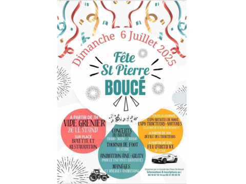 Fête saint Pierre Boucé | Tourisme 61