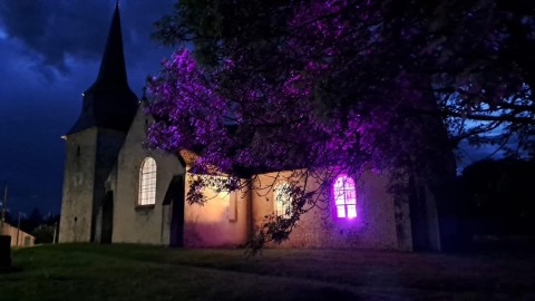église de Cuy illuminée | ASEC