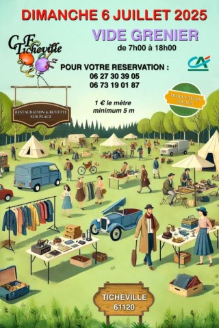 Vide-greniers à Ticheville | Comité des Fêtes