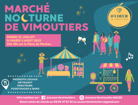 Marché-nocturne à Vimoutiers | O'coeur de Vimoutiers