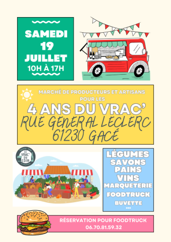 Marché à Gacé | Le Vrac' du Coin