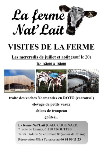 Visite à la ferme à Crouttes | GAEC Choisnard