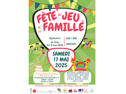 fete du jeu et famille | Ville de Sées