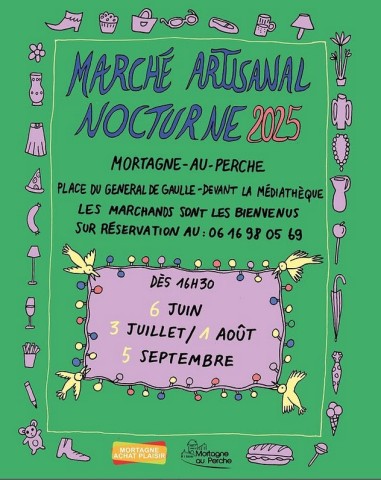marchés nocturnes été Mortagne | association des commerçants Mortagne-au-Perche