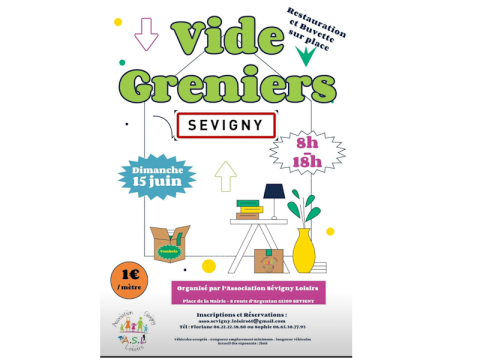 Vide grenier sévigny | Asso Sévigny Loisirs