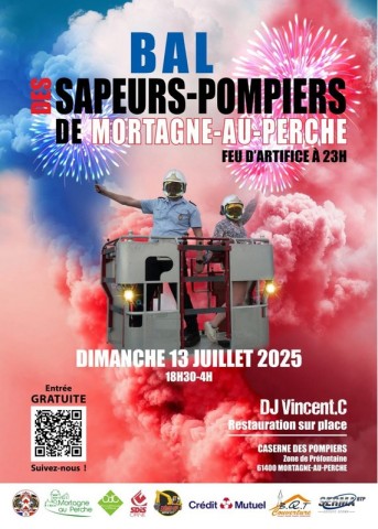 13 juillet bal des pompiers | sapeurs pompiers mortagne