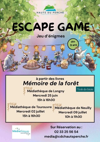 Escape Game | ©MediathèquedesHautsduPerche