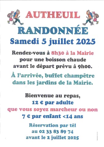Randonnée  Autheuil 2025 | ©CDFAutheuil
