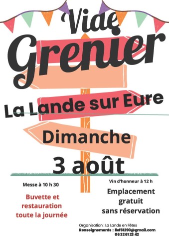 Vide Grenier La Lande sur Eure 2025 | ©La Lande en fête