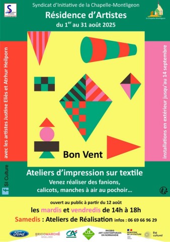 1er août résidence d'artiste la chapelle montligeon | syndicat d'initiative La Chapelle-Montligeon