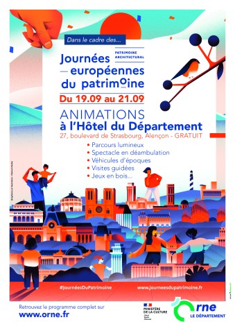 Journée européennes du patrimoine à l'Hôtel du Département | ©CD61