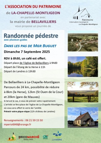 7 septembre_randonnée Bellavilliers | OT Mortagne 
