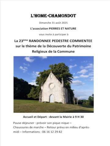 Randonnée pédestre l'Hôme Chamondot | ©Eric Leys